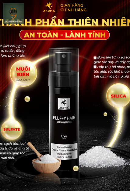 Akuma Fluffy Hair Spray